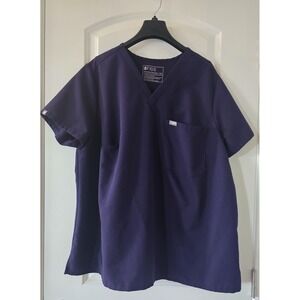 Figs Technical Collection Catarina Scrub Top Purple Women's Size 3 XL PO #4215